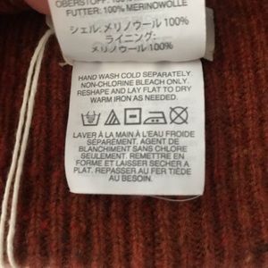 new tag Madewell Cuffed Beanie Merino Wool Red or Rusty Torch pick your color